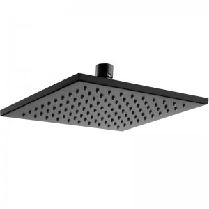 Eden Matte Black Square Shower Head